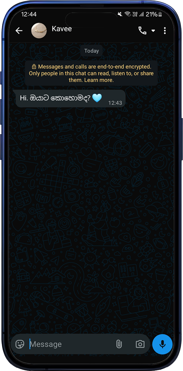 Chat Screenshot